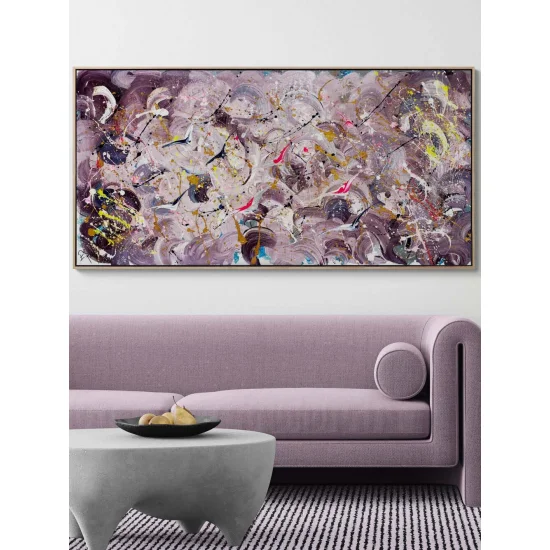 Dalgaların İçinde Yağlı Boya Tablosu