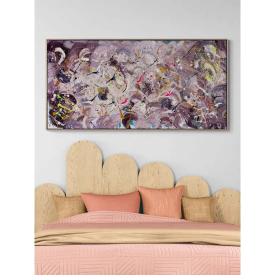 Dalgaların İçinde Yağlı Boya Tablosu