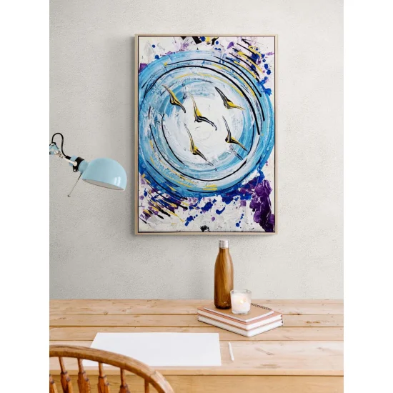 Düşsel Uçuş Yağlı Boya Tablosu