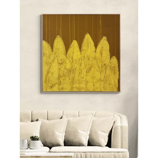 Güz Yaprakları Yağlı Boya Tablosu