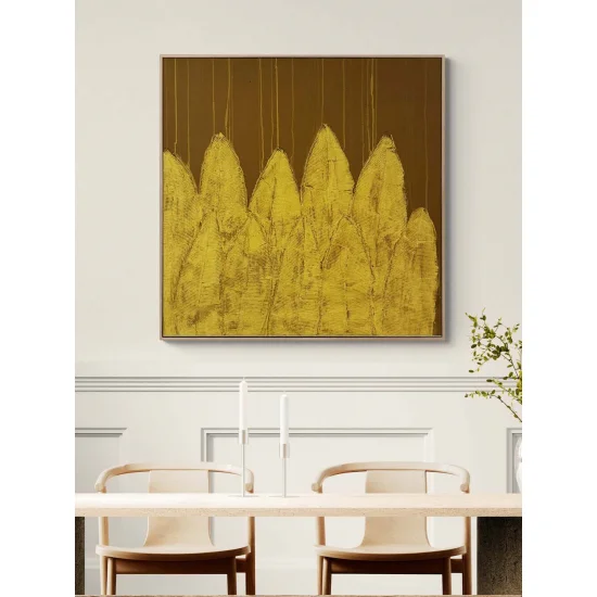 Güz Yaprakları Yağlı Boya Tablosu