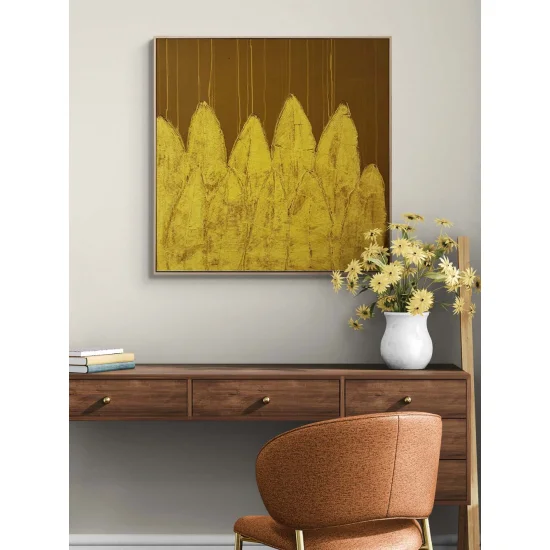 Güz Yaprakları Yağlı Boya Tablosu