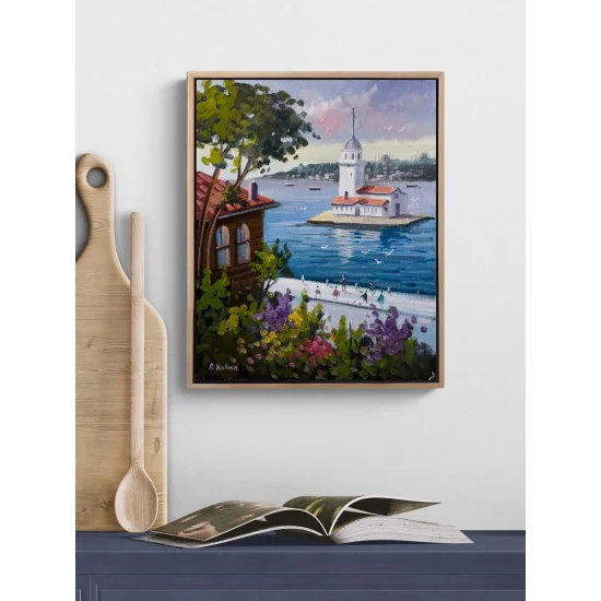 Üsküdarda Zaman Yağlı Boya Tablosu