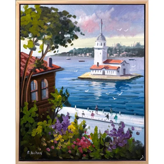 Üsküdarda Zaman Yağlı Boya Tablosu