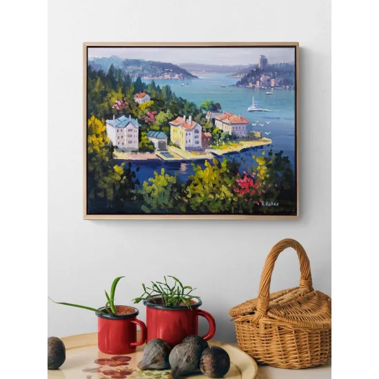 Boğazın İncileri Yağlı Boya Tablosu