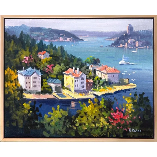 Boğazın İncileri Yağlı Boya Tablosu