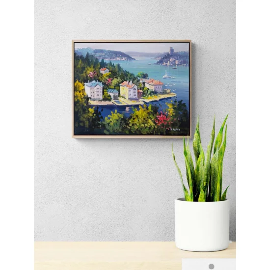 Boğazın İncileri Yağlı Boya Tablosu