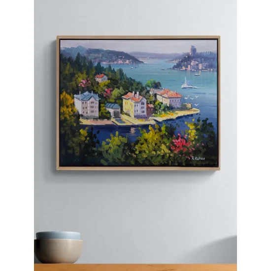 Boğazın İncileri Yağlı Boya Tablosu