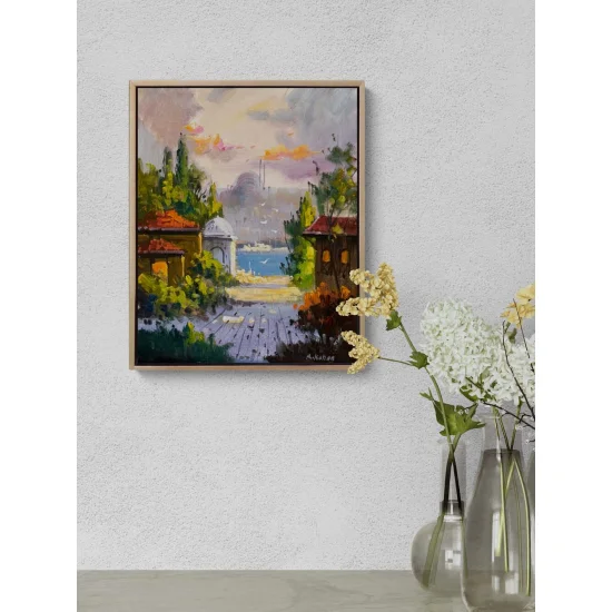 İstanbulun Sessizliği Yağlı Boya Tablosu