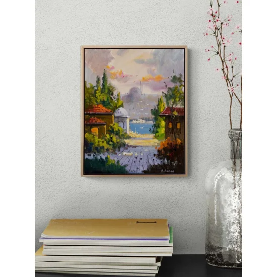 İstanbulun Sessizliği Yağlı Boya Tablosu