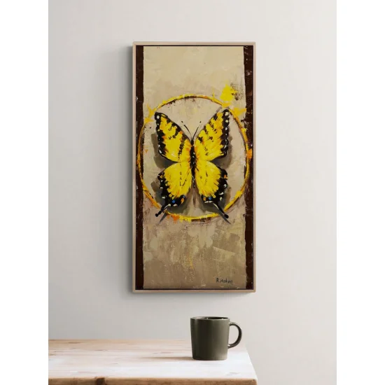 Sonsuzluk Kelebeği Yağlı Boya Tablosu