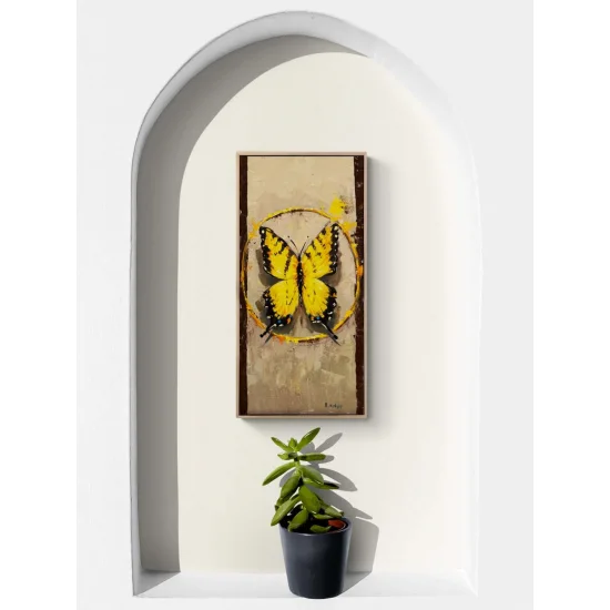 Sonsuzluk Kelebeği Yağlı Boya Tablosu