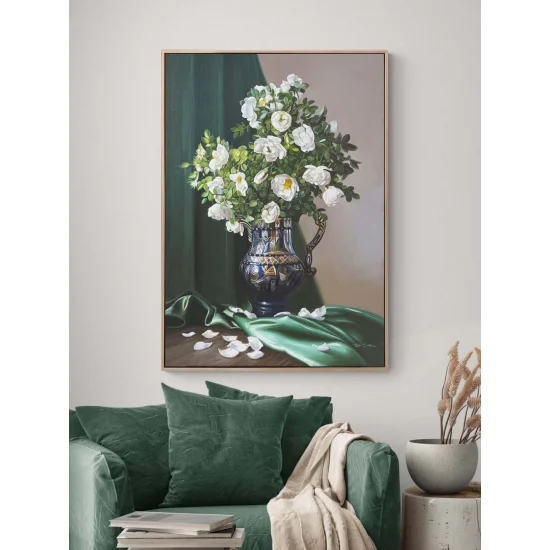 Magnolia in the Light Oil Painting
