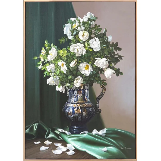 Magnolia in the Light Oil Painting