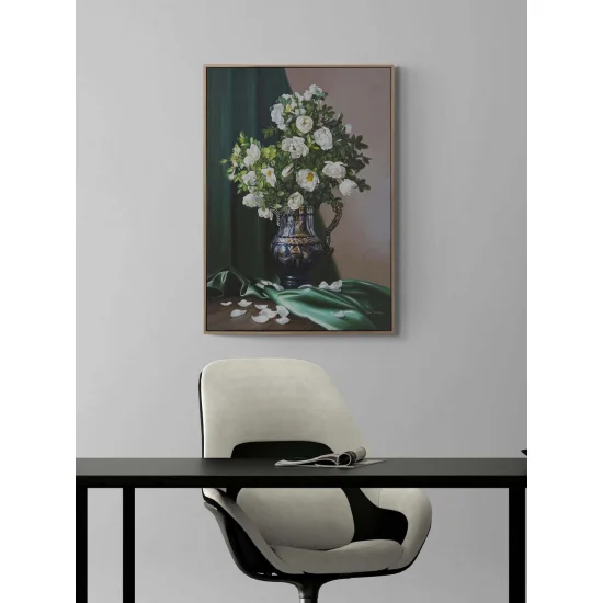Magnolia in the Light Oil Painting