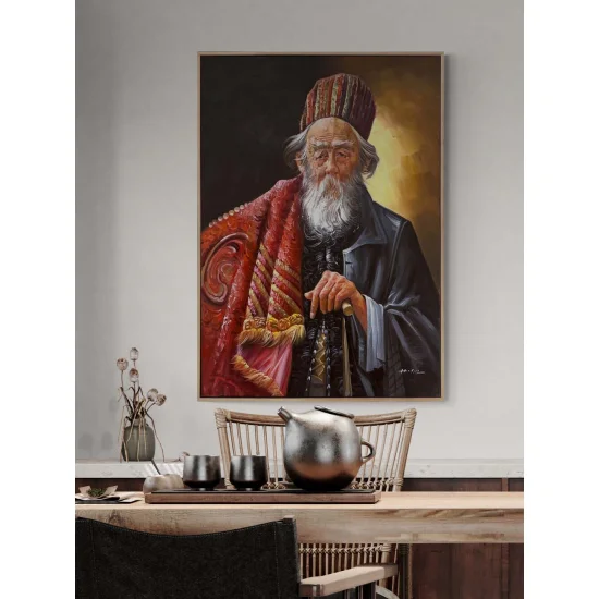 Dervişin Hatırası Yağlı Boya Tablosu