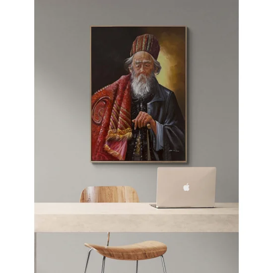 Dervişin Hatırası Yağlı Boya Tablosu