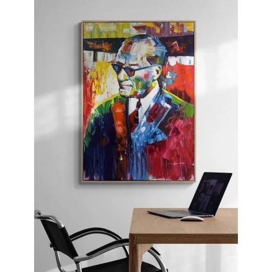 Atatürk in Colors Oil Painting