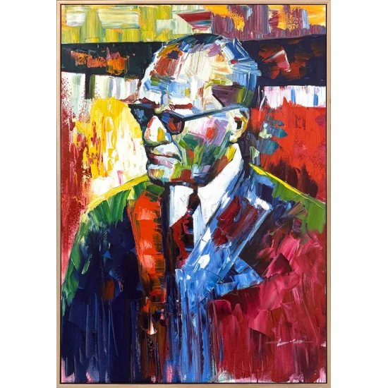 Atatürk in Colors Oil Painting