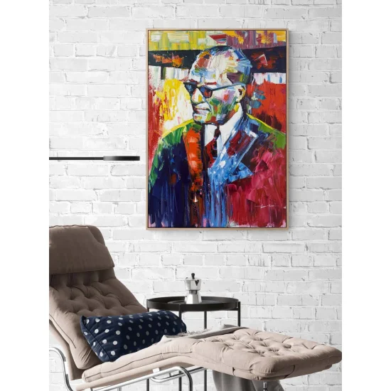 Atatürk in Colors Oil Painting