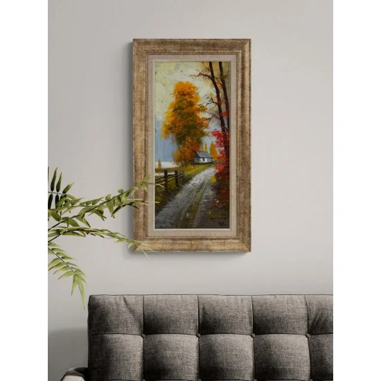 Sonbaharda Zaman Yağlı Boya Tablosu