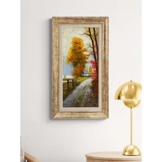 Sonbaharda Zaman Yağlı Boya Tablosu