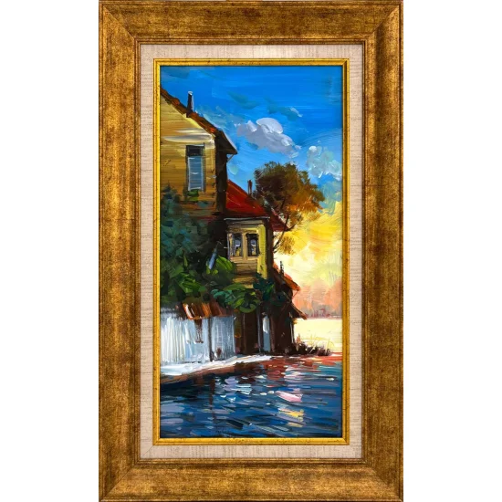 Silence of Waterfront Mansions on the Bosphorus Oil Painting