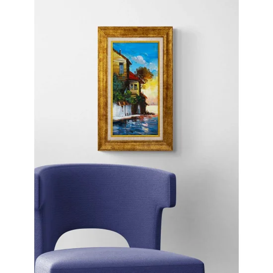Silence of Waterfront Mansions on the Bosphorus Oil Painting