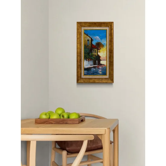 Silence of Waterfront Mansions on the Bosphorus Oil Painting