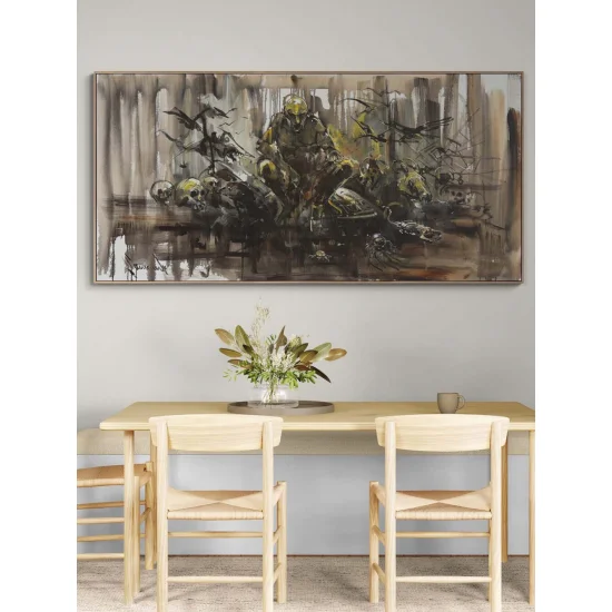 Ölümün Nöbetçisi Yağlı Boya Tablosu