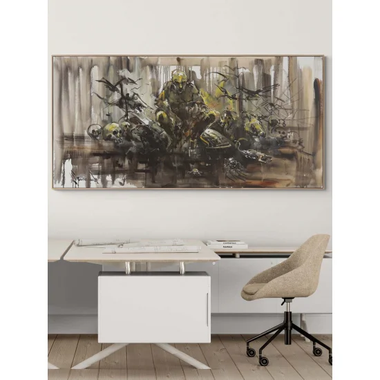 Ölümün Nöbetçisi Yağlı Boya Tablosu