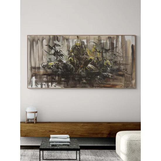 Ölümün Nöbetçisi Yağlı Boya Tablosu