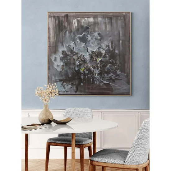 Çöküşün İçinde Yağlı Boya Tablosu