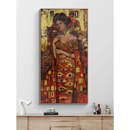 Sessiz Gözler Yağlı Boya Tablosu