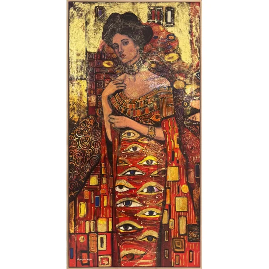 Sessiz Gözler Yağlı Boya Tablosu