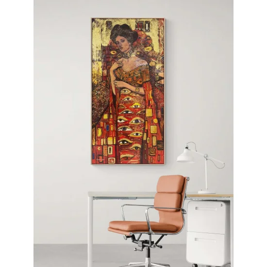 Sessiz Gözler Yağlı Boya Tablosu