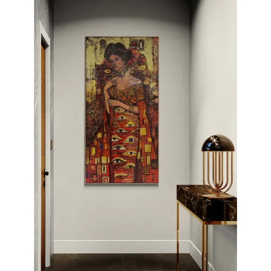 Sessiz Gözler Yağlı Boya Tablosu