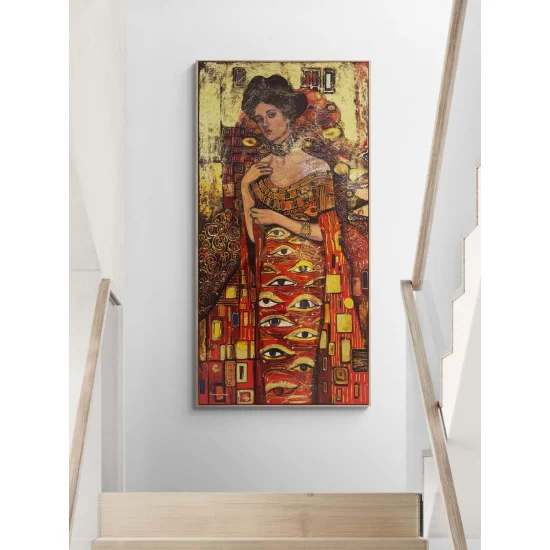 Sessiz Gözler Yağlı Boya Tablosu