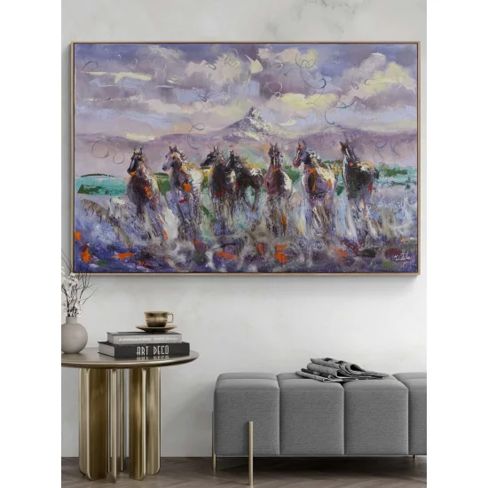 Özgürlüğe Doğru Yağlı Boya Tablosu