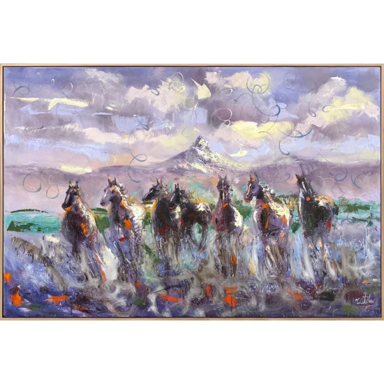 Özgürlüğe Doğru Yağlı Boya Tablosu