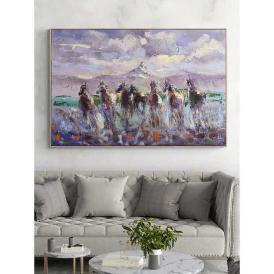 Özgürlüğe Doğru Yağlı Boya Tablosu