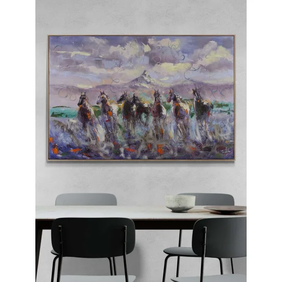 Özgürlüğe Doğru Yağlı Boya Tablosu