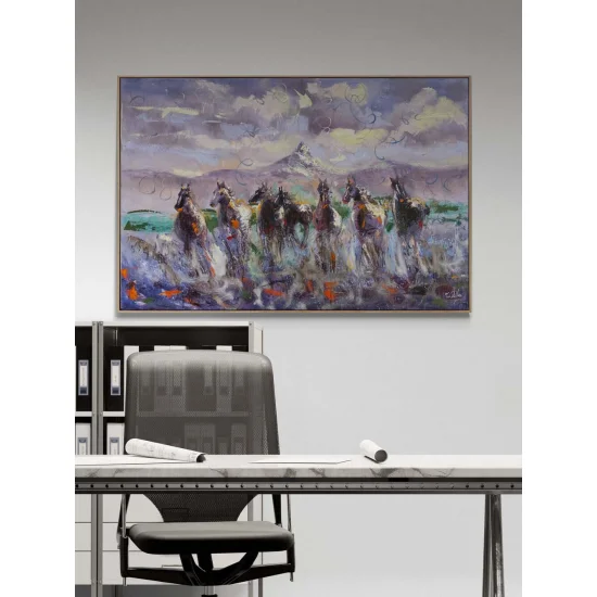 Özgürlüğe Doğru Yağlı Boya Tablosu