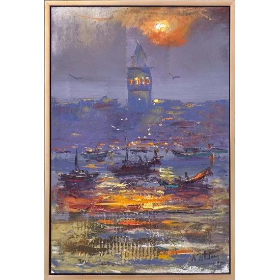 Tarihin Sessiz Bekçisi Yağlı Boya Tablosu