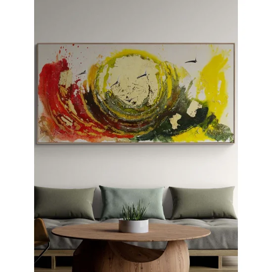 Güneşin Doğuşu Yağlı Boya Tablosu