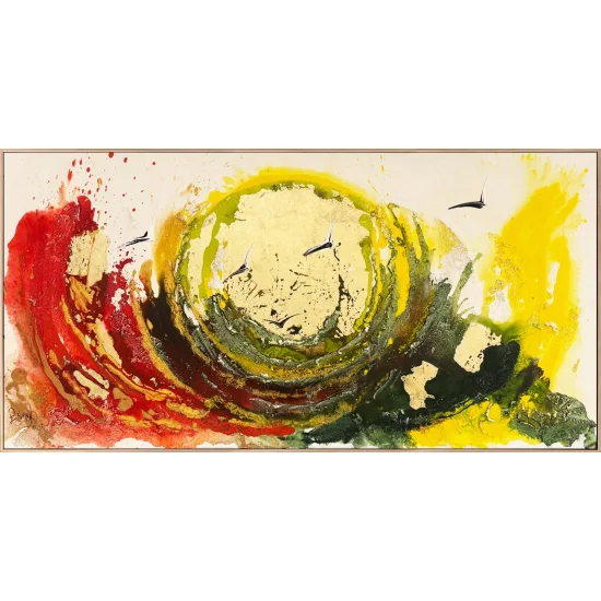 Güneşin Doğuşu Yağlı Boya Tablosu