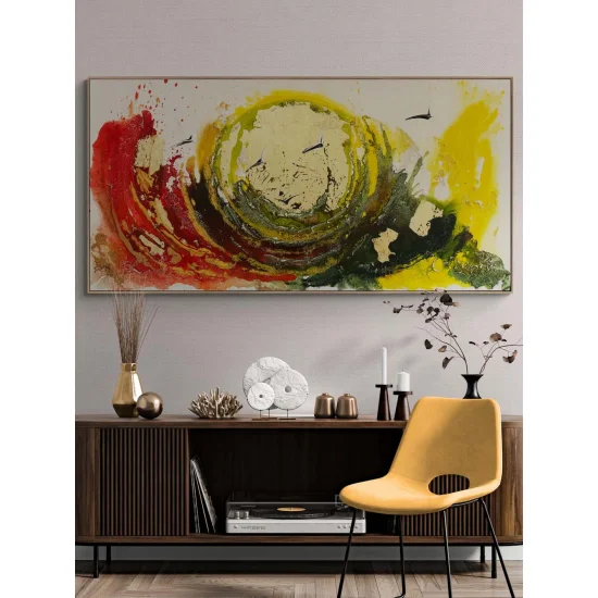 Güneşin Doğuşu Yağlı Boya Tablosu