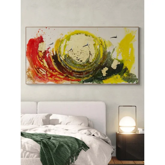 Güneşin Doğuşu Yağlı Boya Tablosu