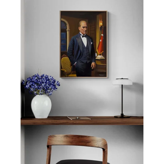 Gratitude to Atatürk Oil Painting