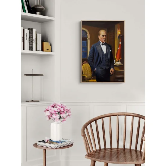Gratitude to Atatürk Oil Painting